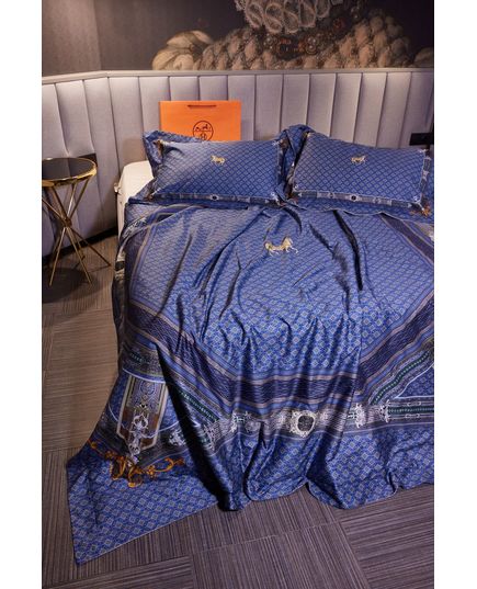 Комплект постільної білизни синій No Brand 22667, зображення 6