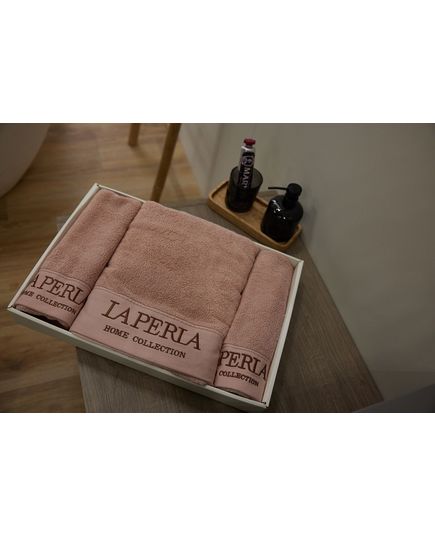 Набор полотенец пудровый La Perla 20381, изображение 5