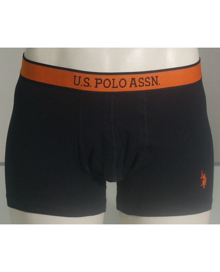 Набор мужских трусов синий с оранжевым Polo 23145, изображение 5