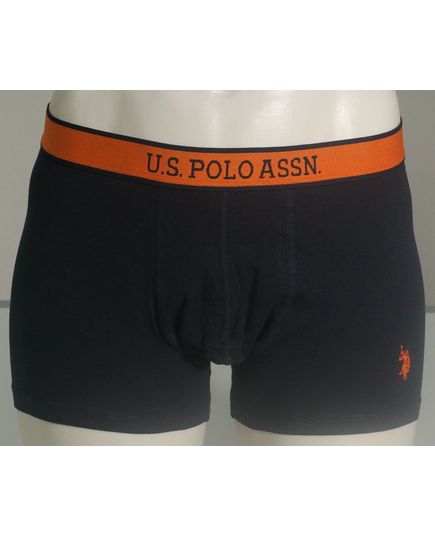 Набор мужских трусов синий с оранжевым Polo 23145, изображение 6