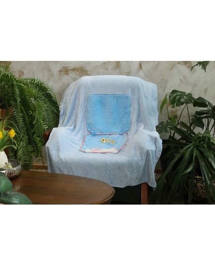 Подушка 30х30 голубой European Style 16135, изображение 2