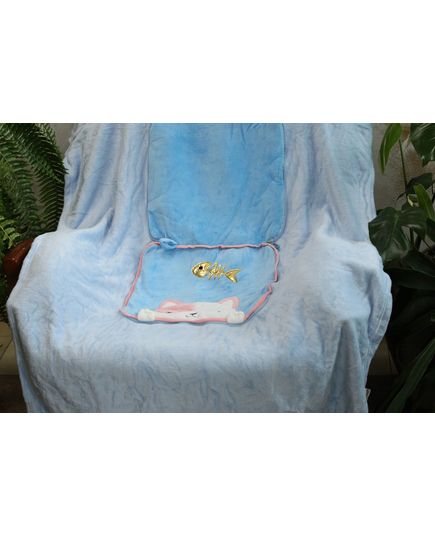 Подушка 30х30 голубой European Style 16135, изображение 3