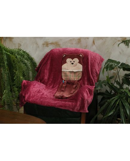 Подушка 25х30 бордовий European Style 21722, зображення 2