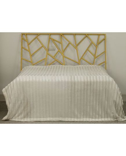 Покривало 220х240 білий Aria 22017, зображення 2