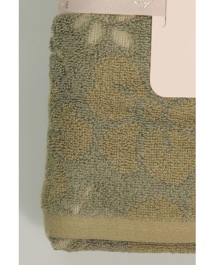 Набір рушників 50х85,70х140 оливковий Pavia 23159, зображення 2