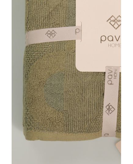 Набор полотенец 50х85,70х140 оливковый Pavia 23160, изображение 2