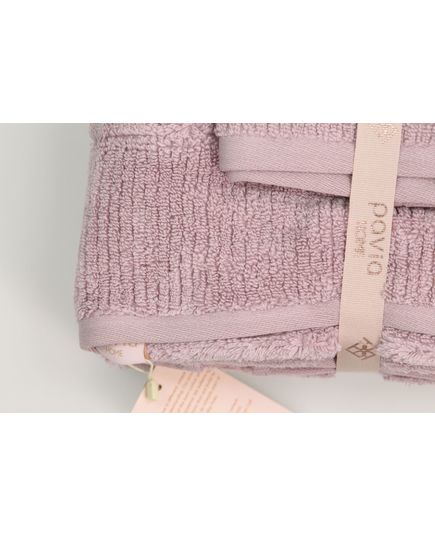Набір рушників ліловий Pavia 23249, зображення 2