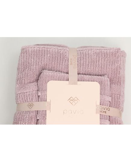 Набір рушників ліловий Pavia 23249, зображення 3