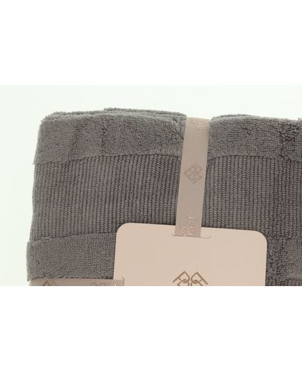 Набір рушників 50х85,70х140 сірий Pavia 23253, зображення 3