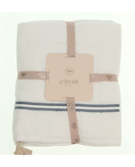 Набор полотенец 50х85,70х140 белый Pavia 23262, изображение 3