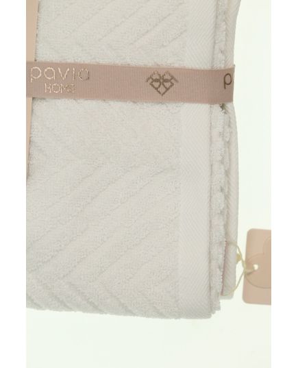 Набор полотенец 50х85,70х140 белый Pavia 23270, изображение 2