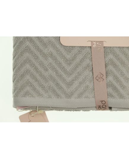 Набор полотенец 50х85,70х140 серый Pavia 23274, изображение 2