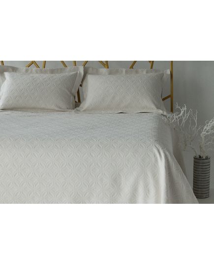 Покрывало 240х260 молочный Pavia 23279, изображение 4