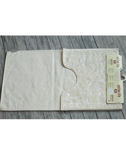 Ковер 60х100, 50х60 молочный Cotton Life 21755, изображение 3