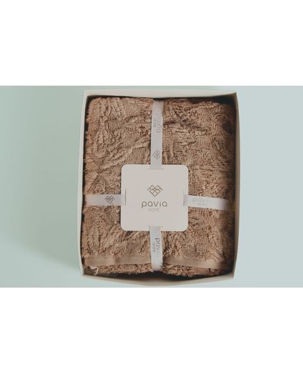 Набор полотенец коричневый Pavia 23390, изображение 3