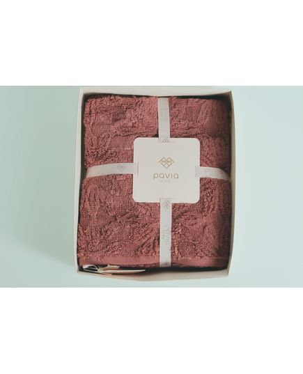 Набор полотенец терракотовый Pavia 23391, изображение 3