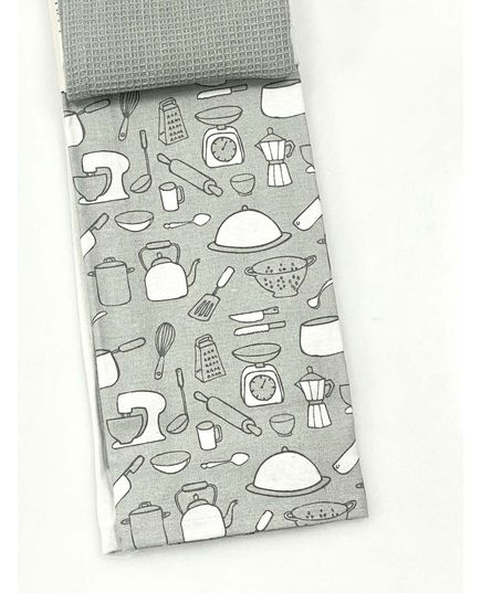 Набор полотенец для кухни 45х65 серый Pavia 23833, изображение 3