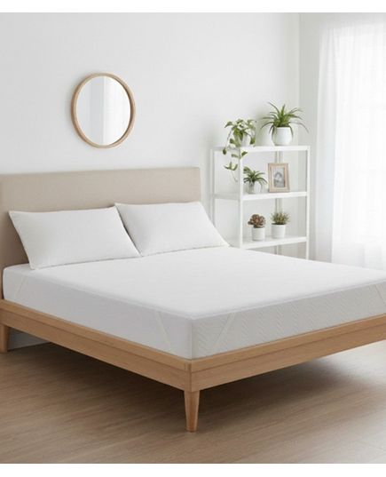 Наматрацник 160х200 білий Sultan Textil 15013, зображення 2