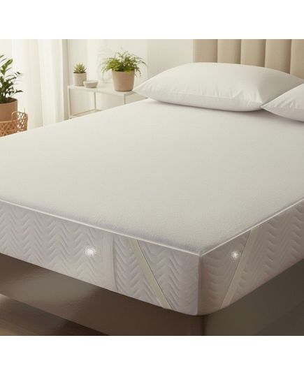 Наматрацник 160х200 білий Sultan Textil 15013, зображення 3