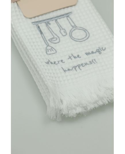 Набір рушників для кухні 40х60 білий Pavia 23983, зображення 2