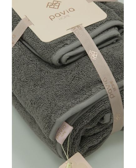 Набір рушників антрацит Pavia 23920, зображення 2